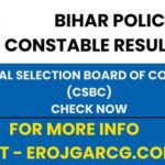 Bihar Police Constable Result 2025