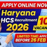 Haryana HCS Recruitment 2026